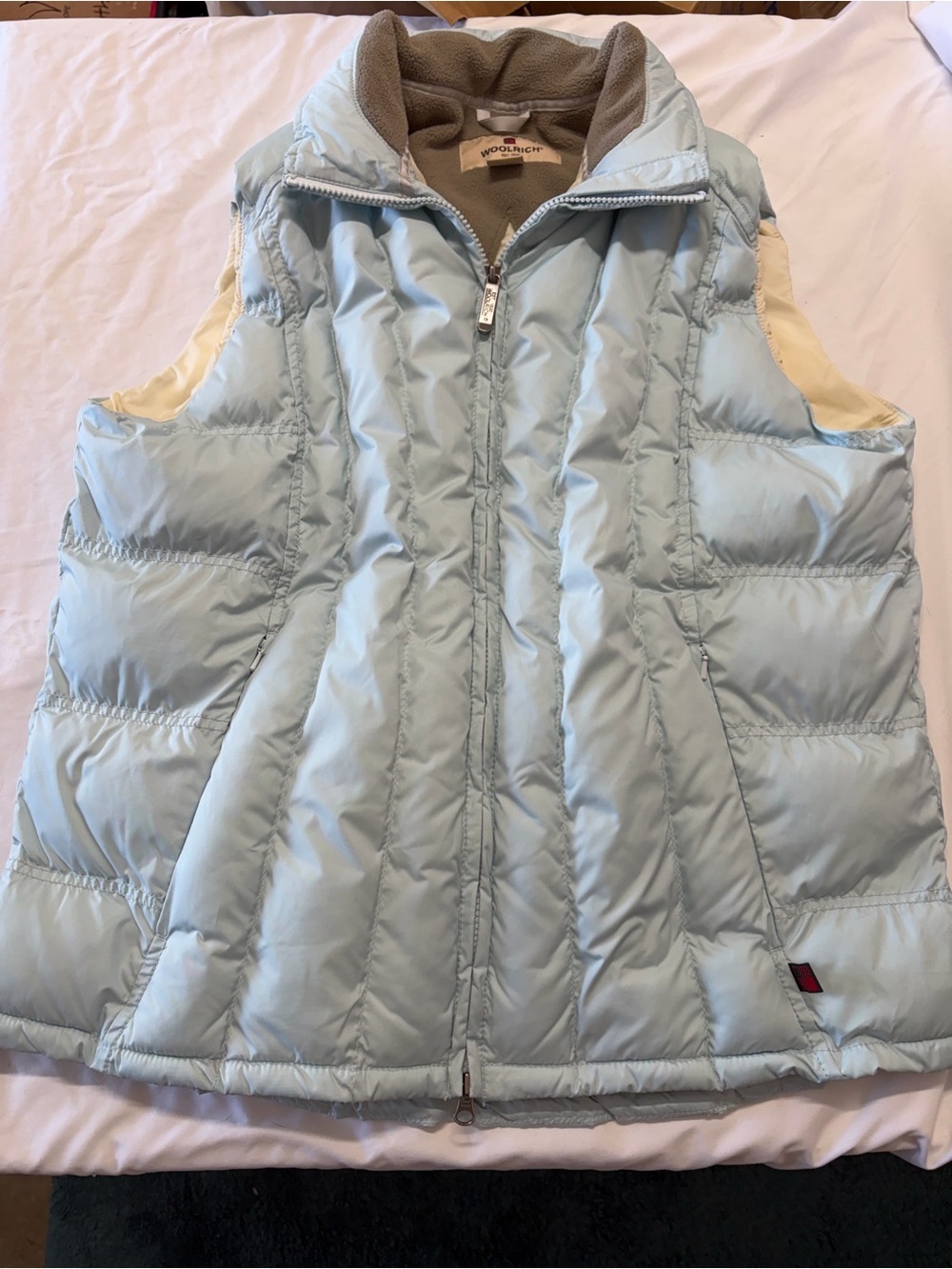 Woolrich XL Light Blue Insulated Puffer Vest